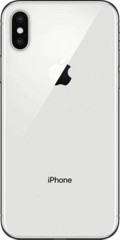Magazijn opruiming Apple iPhone 10 (X) 256GB zilver (model 2017) + garantie op=op