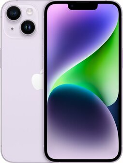 (Ex demo) Apple iPhone 14 (model 2022) paars 128GB + garantie