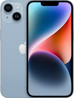 (Ex demo) Apple iPhone 14 (model 2022) blauw 128GB + garantie
