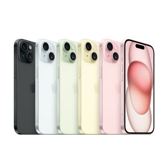 (Ex demo) Apple iPhone 15 (model 2023) zwart 128GB + garantie