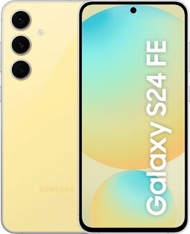 Magazijn opruiming Samsung Galaxy S24 FE 5G 128GB (model 2024) 6.4 inch geel + garantie