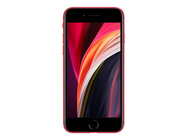 nieuwstaat Apple iPhone SE 2020 128GB Rood + nieuwe accu 100% + 12 maanden garantie