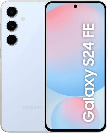 Magazijn opruiming Samsung Galaxy S24 FE 5G 128GB (model 2024) 6.4 inch blauw + garantie