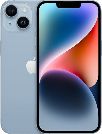 (als) Nieuw Apple iPhone 14 (model 2022) blauw 128GB + 24 maanden garantie