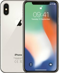 Apple iPhone X 10 64GB zilver + garantie