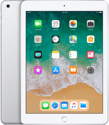 Apple iPad 6 128GB (model 2018) zilver 9.7" WiFi (4G) + garantie