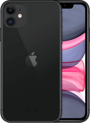 Apple iPhone 11 64GB zwart + garantie