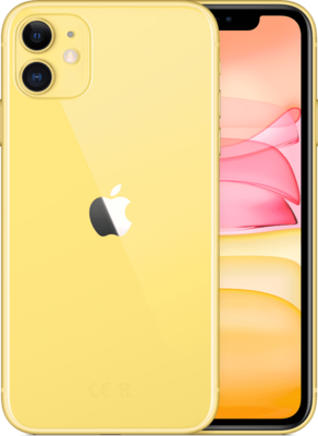 Apple IPhone 11 128GB geel + garantie