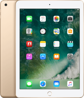 Apple iPad 5 128GB (model 2017) goud wifi (4G) + garantie