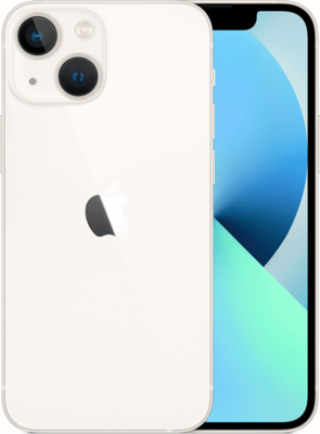 Magazijn opruiming Apple iPhone 13 mini wit 128GB + garantie op=op