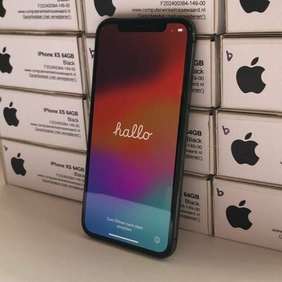 Voordeelbundel Apple iPhone XS 10 64GB 5.8 inch zwart + garantie