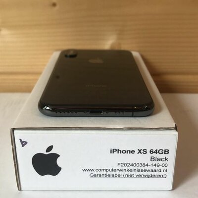 Apple iPhone XS (10) 64GB zwart + garantie