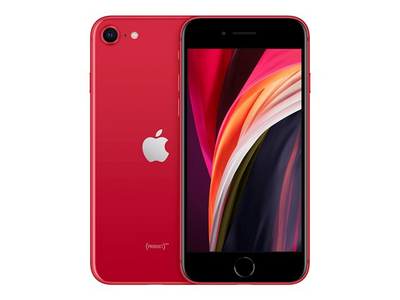 nieuwstaat Apple iPhone SE 2020 128GB Rood + nieuwe accu 100% + 12 maanden garantie