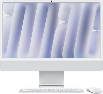 Apple iMac (2024) Zilver M4 16GB 256GB 23.5" + garantie