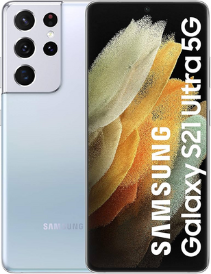 Magazijn opruiming Samsung Galaxy S21 Ultra 128GB zilver (model 2021) + GARANTIE op=op