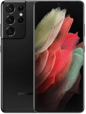 Als nieuw Samsung Galaxy S21 Ultra 128GB black (model 2021) + 12 maanden GARANTIE