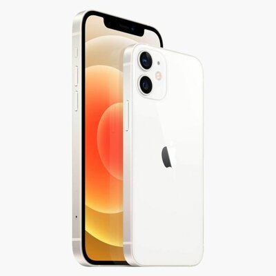 (als) nieuw Apple iPhone 12 mini (model 2020) 256GB wit 5,4" + 24 maanden garantie