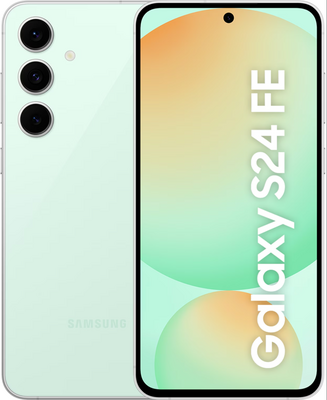 Magazijn opruiming Samsung Galaxy S24 FE 5G 128GB (model 2024) 6.4 inch blauw + garantie