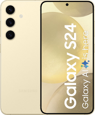 (als) Nieuw Samsung Galaxy S24 5G 128GB (model 2024) geel + 24 maanden garantie