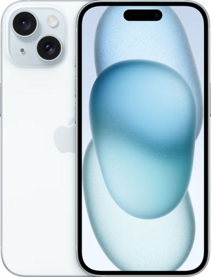 (als) nieuw Apple iPhone 15 (model 2023) 256GB blauw + 24 maanden garantie